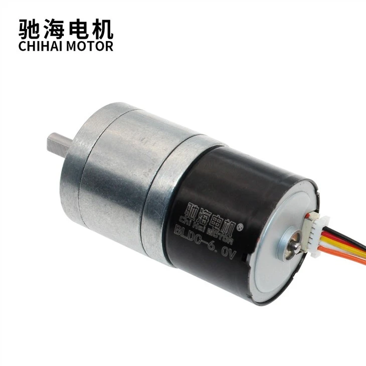 25mm DC6V 1360RPM Silent BLDC Geared Motor