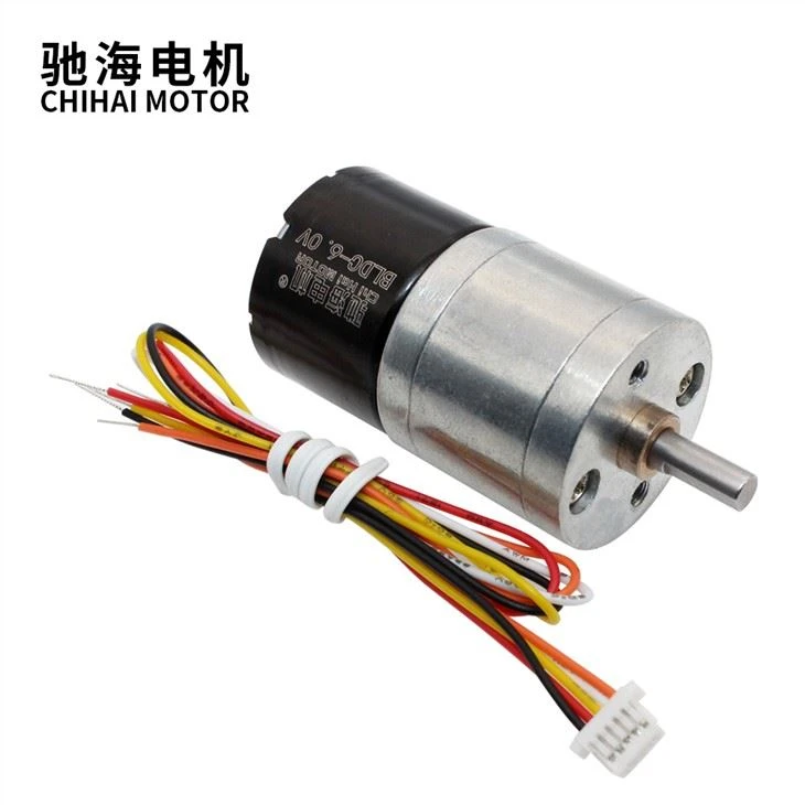 25mm DC6V 1360RPM Silent BLDC Geared Motor